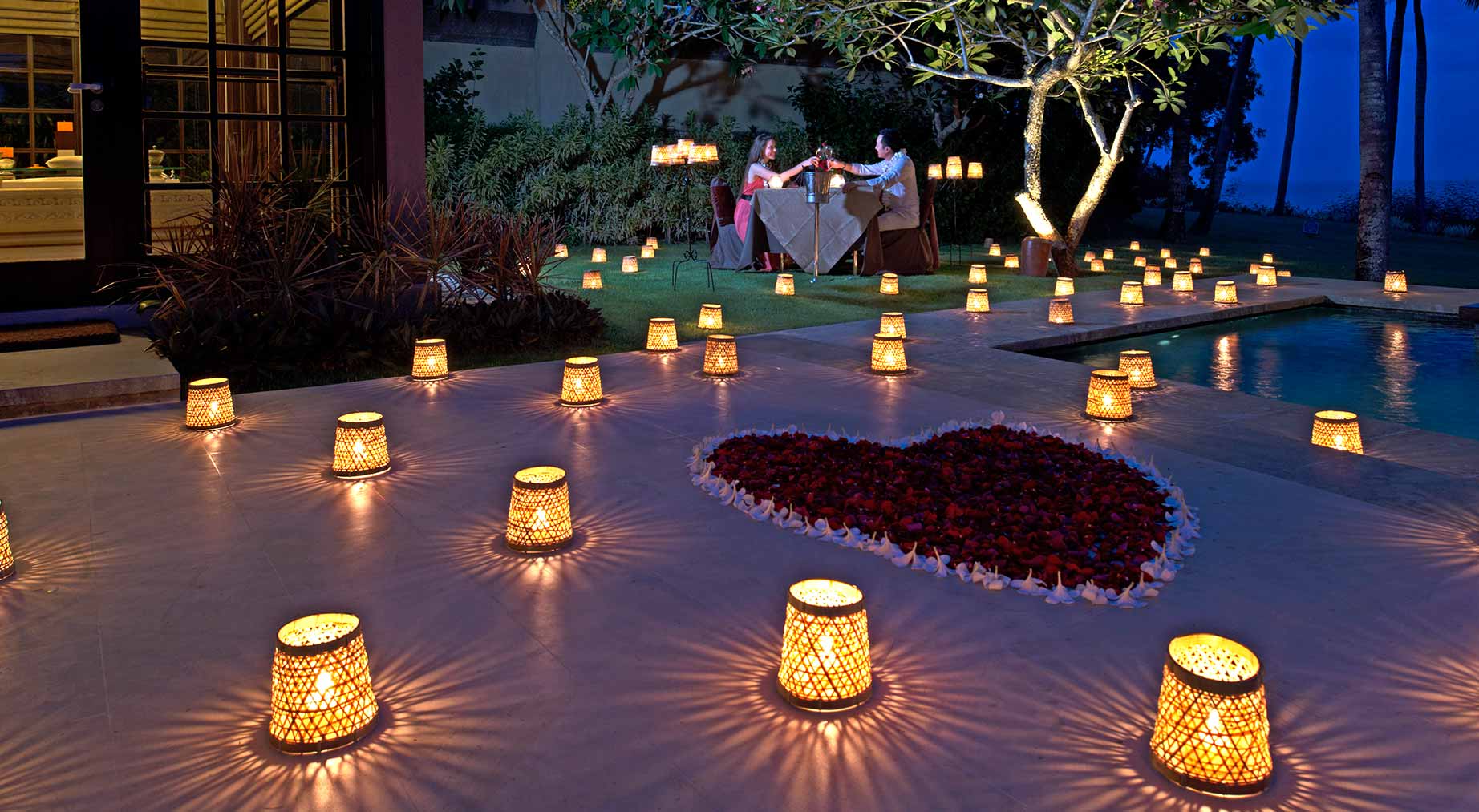 Private Candle Light Dinner | Romantic Dining | AYANA Resort and Spa